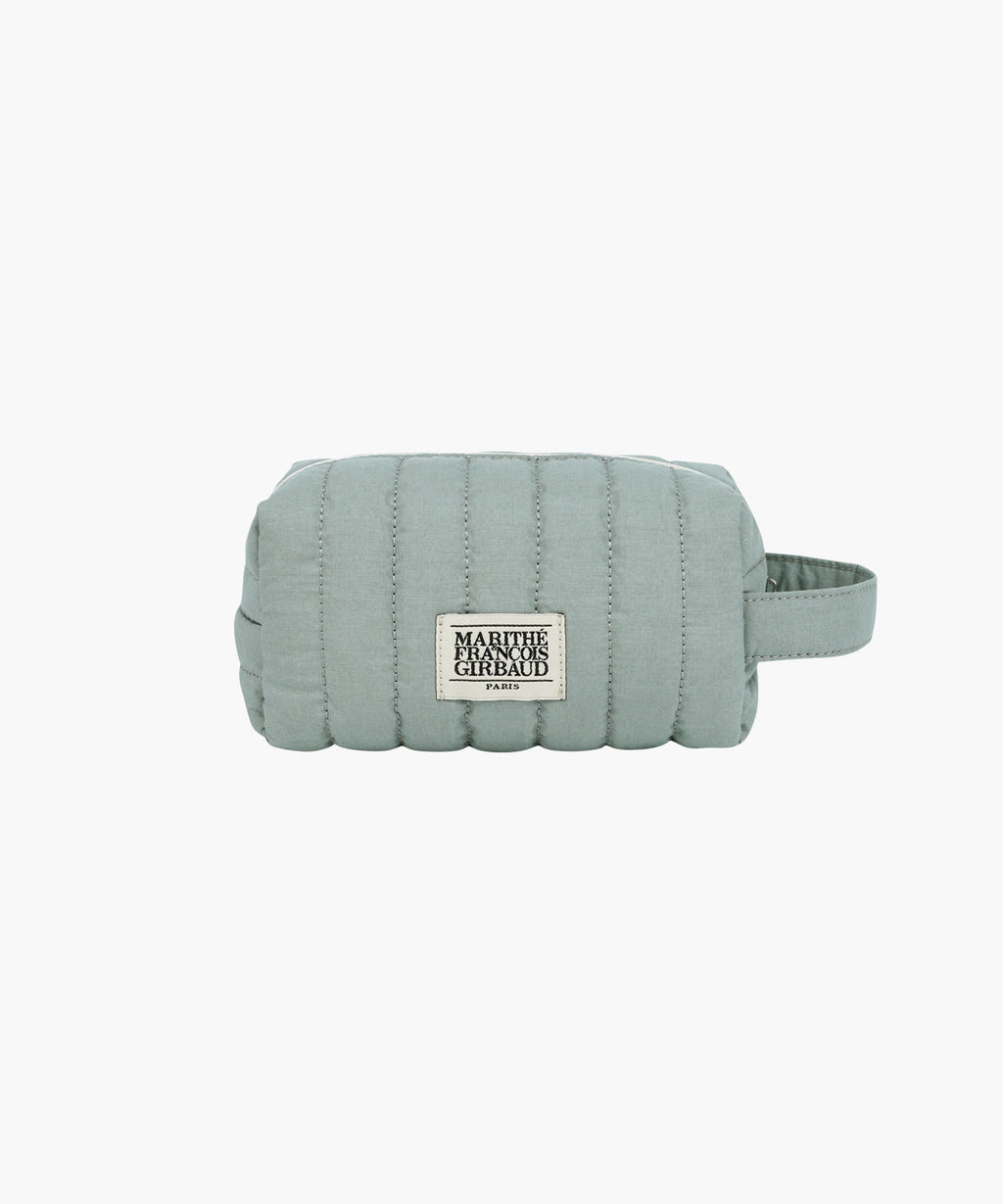 Marithe & Francois Girbaud - Classic Logo Quilted Pouch (Sky Blue) product image 5 | TRAB K-Fashion Australia