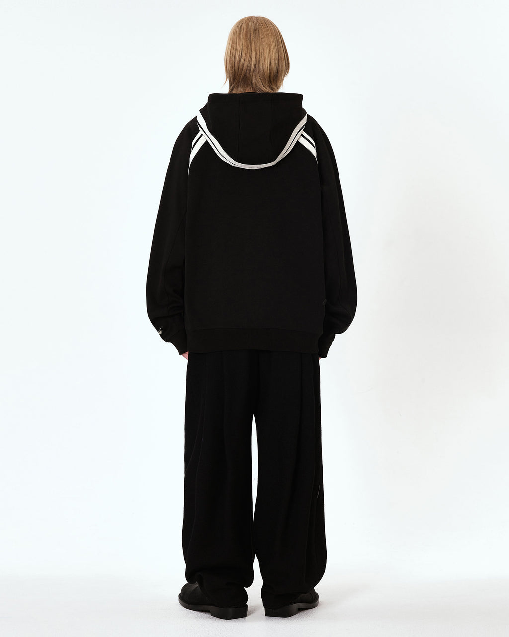 Ader Error - Bashar hood zip-up (Noir) product image 5 | TRAB K-Fashion Australia