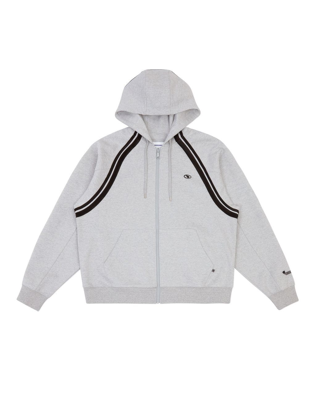 Ader Error - Bashar hood zip-up (Grey) product image 12 | TRAB K-Fashion Australia