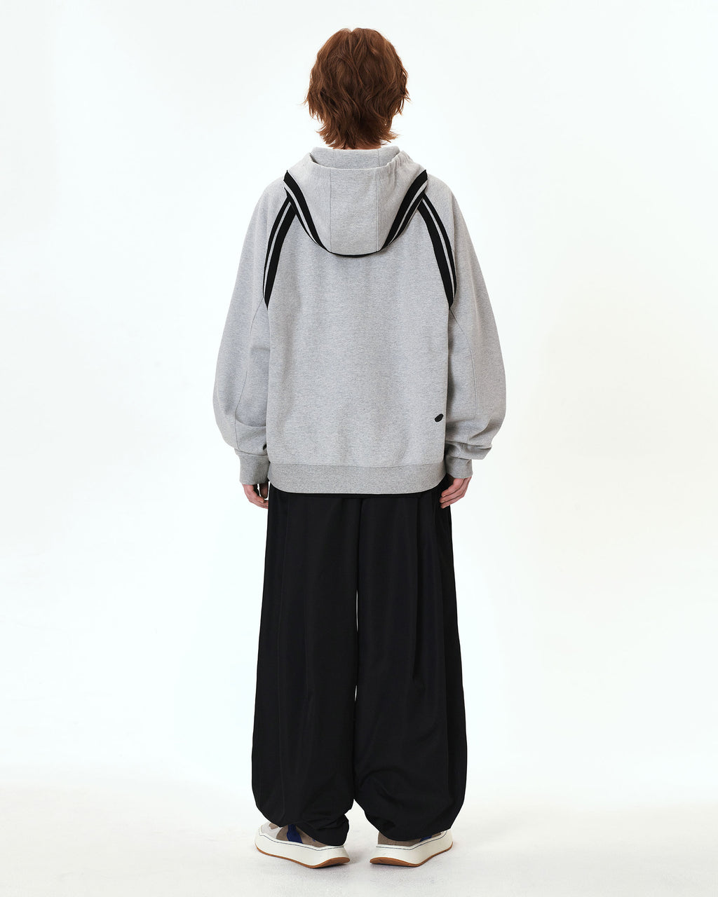 Ader Error - Bashar hood zip-up (Grey) product image 5 | TRAB K-Fashion Australia