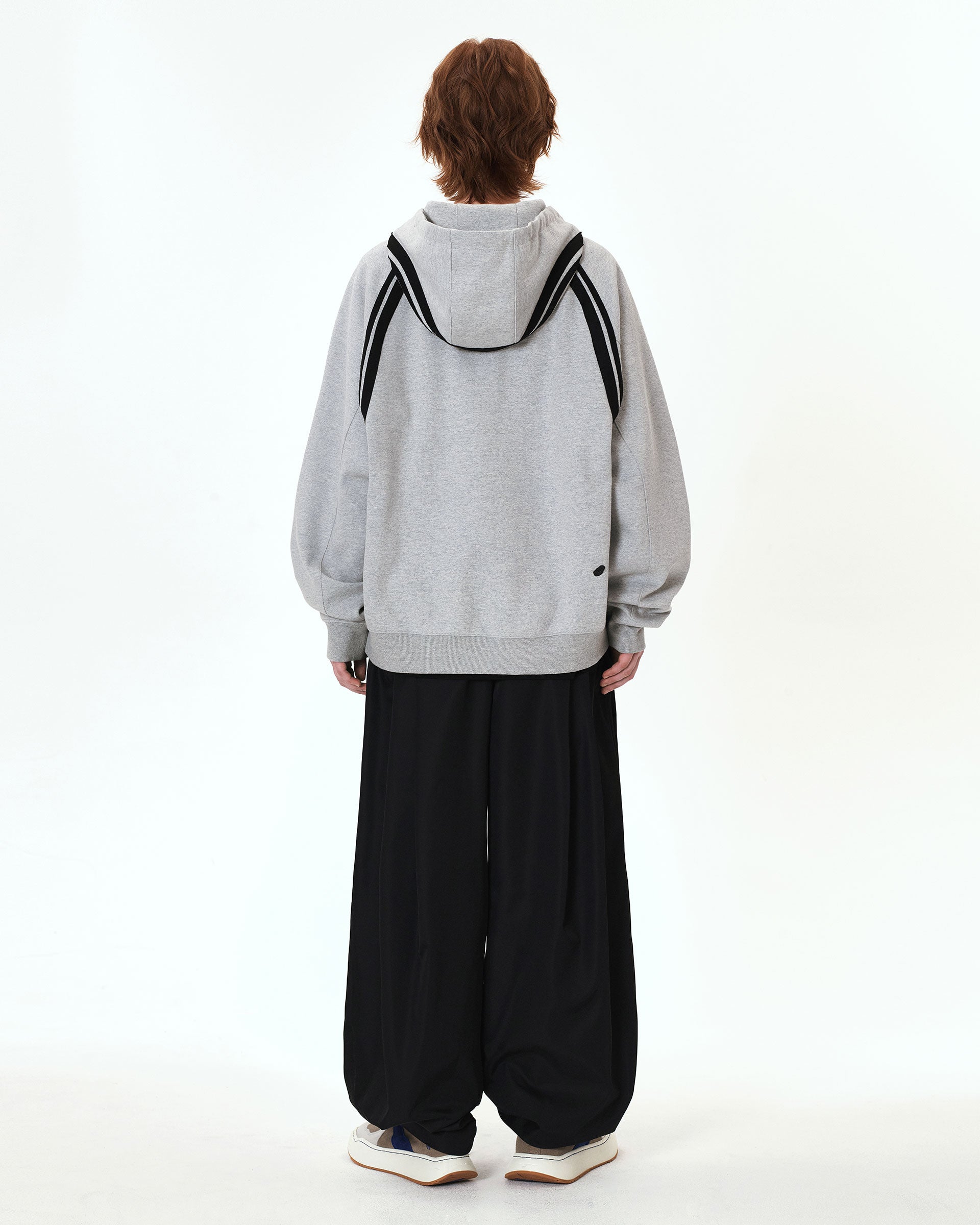 Ader Error - Bashar hood zip-up (Grey) product image 5 | TRAB K-Fashion Australia
