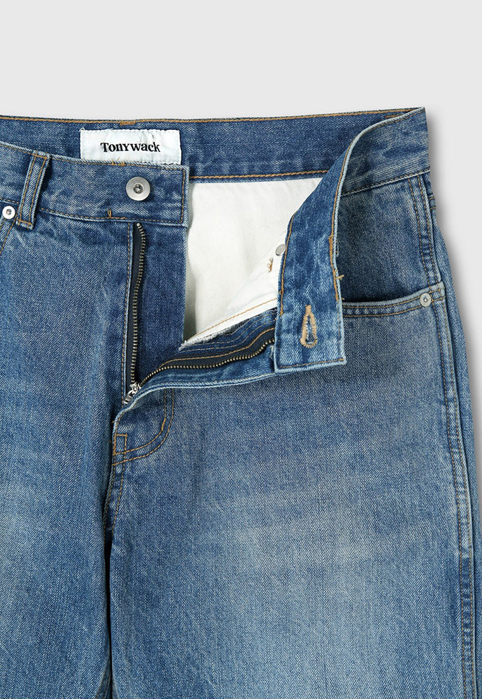 Tonywack - Layered Denim Jeans (Washed Blue) product image 10 | TRAB K-Fashion Australia
