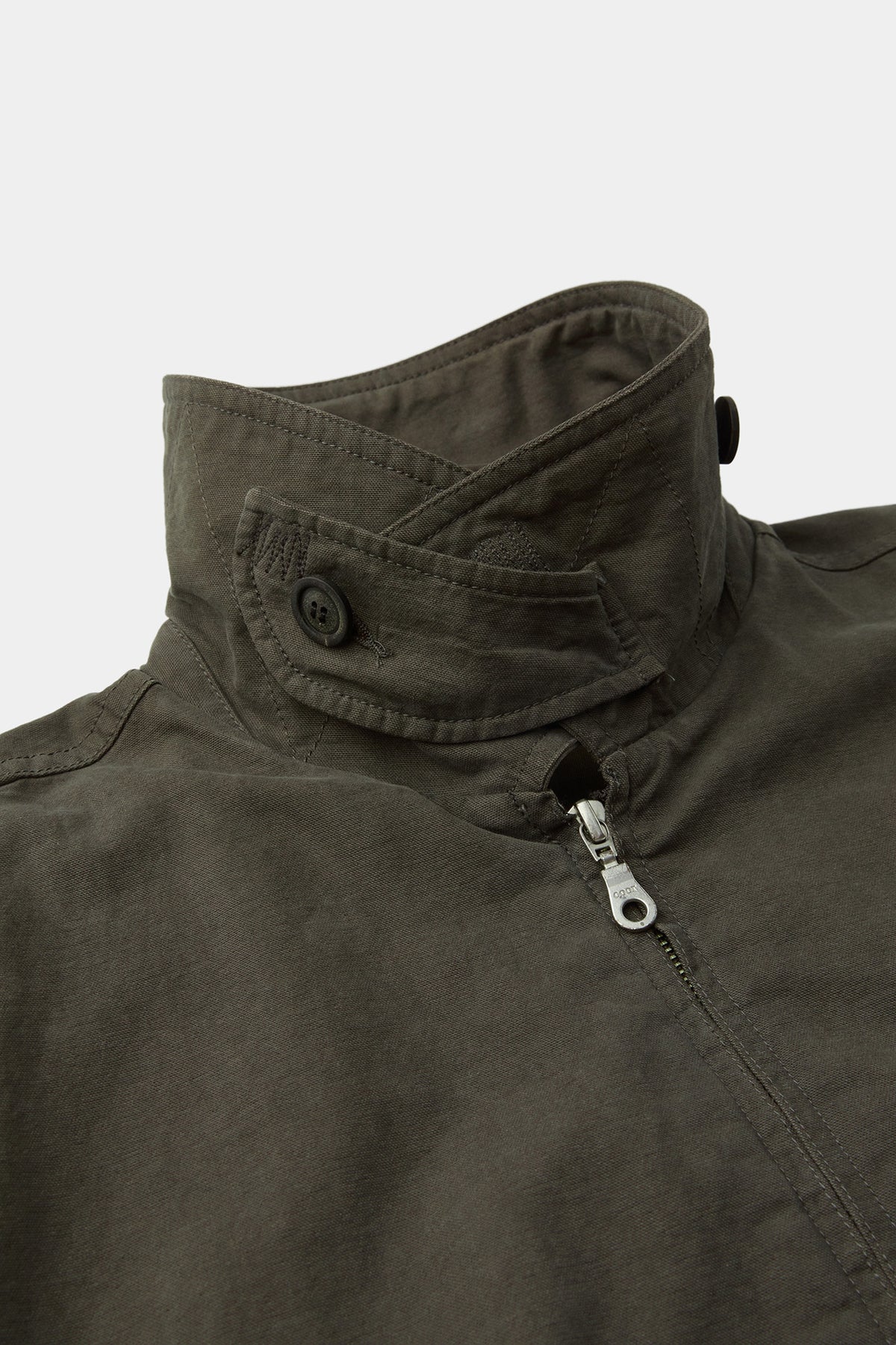 Coor - Dyed Cotton Flight Jumper (Washed Brown) product image 6 | TRAB K-Fashion Australia