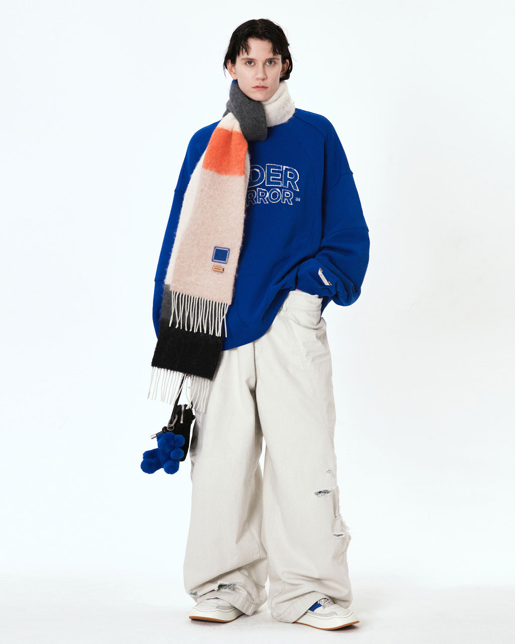 Ader Error - Edca logo sweatshirt (Z-Blue) product image 1 | TRAB K-Fashion Australia
