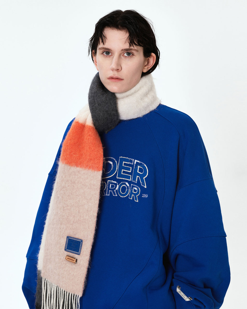 Ader Error - Edca logo sweatshirt (Z-Blue) product image 2 | TRAB K-Fashion Australia