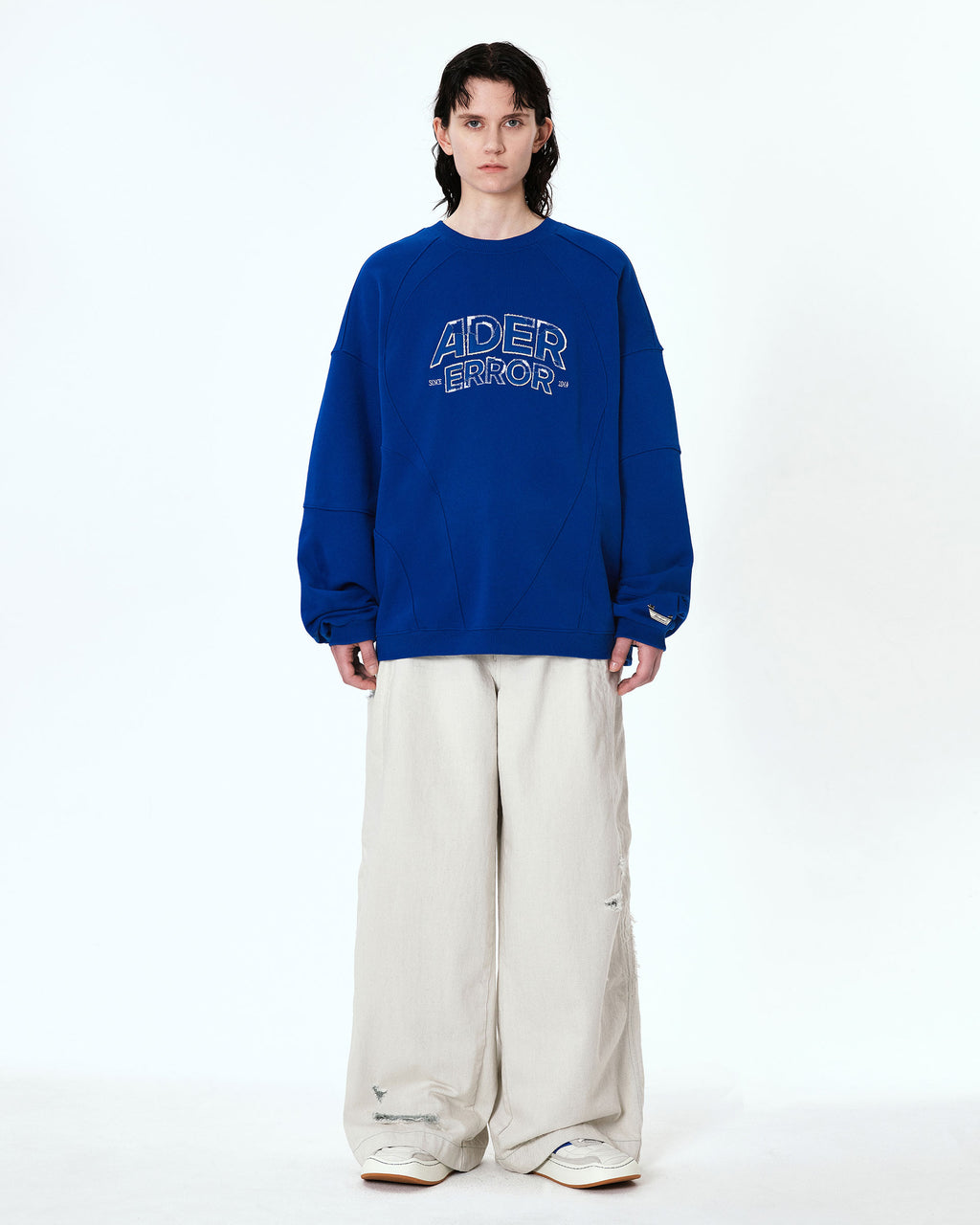 Ader Error - Edca logo sweatshirt (Z-Blue) product image 3 | TRAB K-Fashion Australia