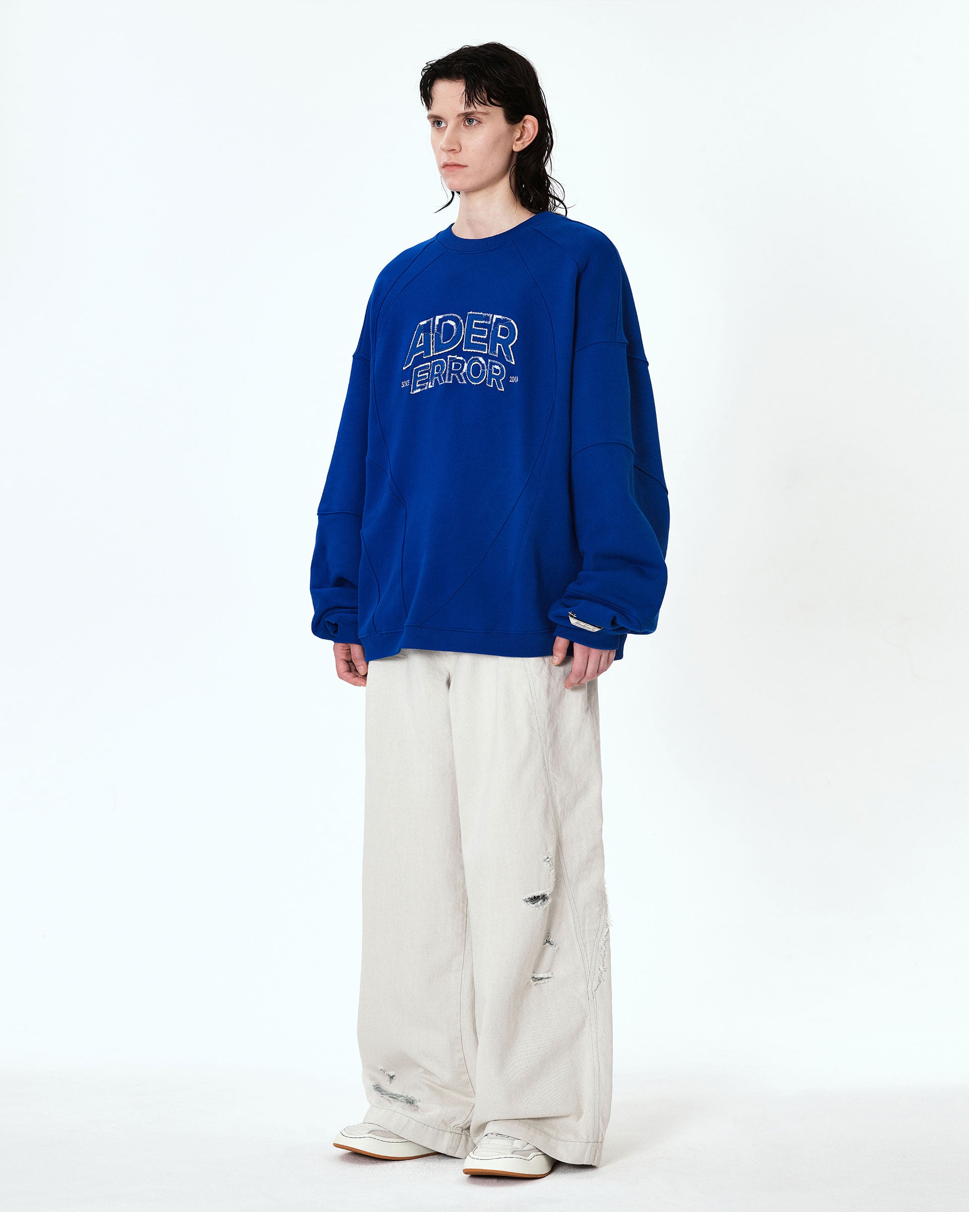 Ader Error - Edca logo sweatshirt (Z-Blue) product image 4 | TRAB K-Fashion Australia