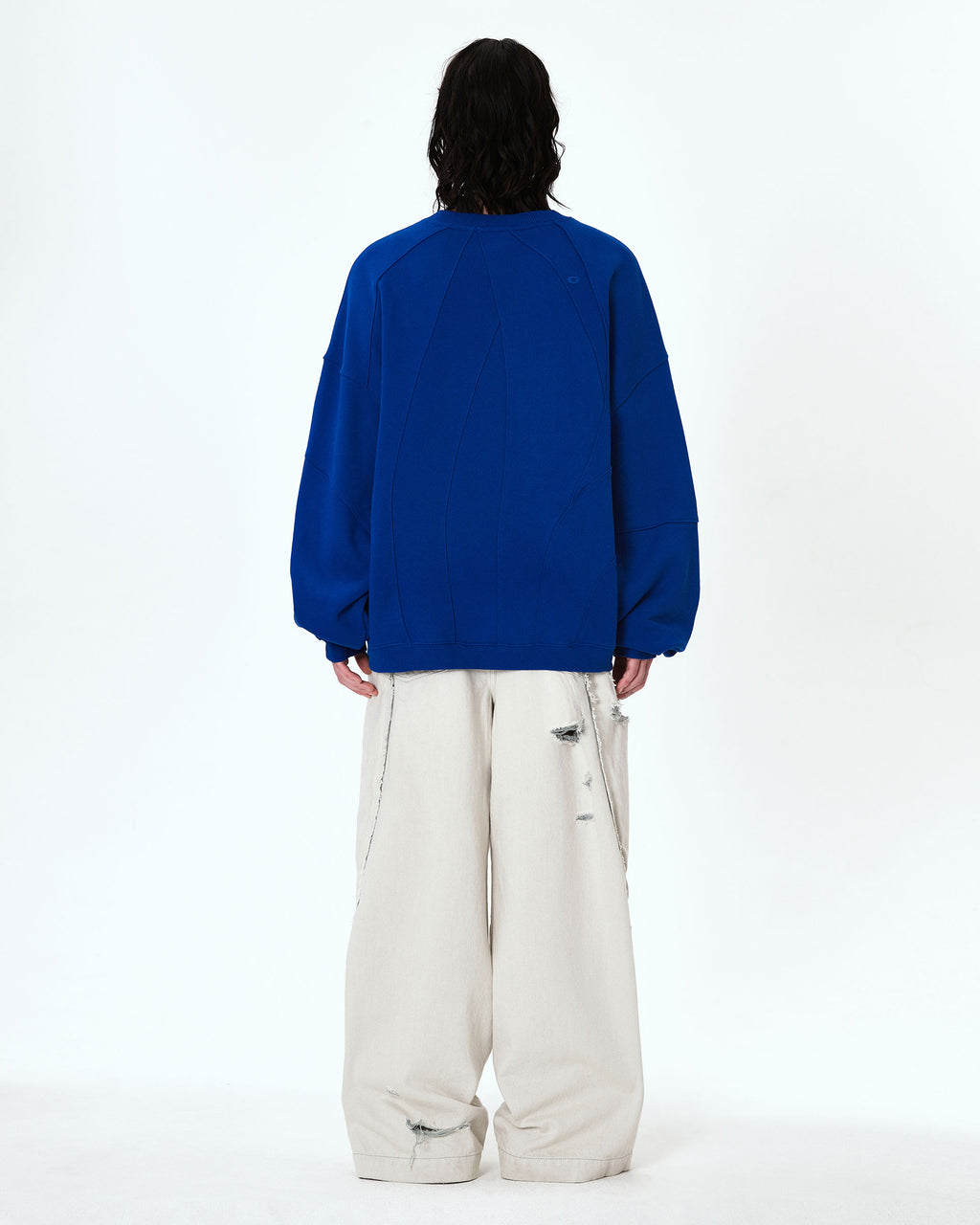 Ader Error - Edca logo sweatshirt (Z-Blue) product image 5 | TRAB K-Fashion Australia
