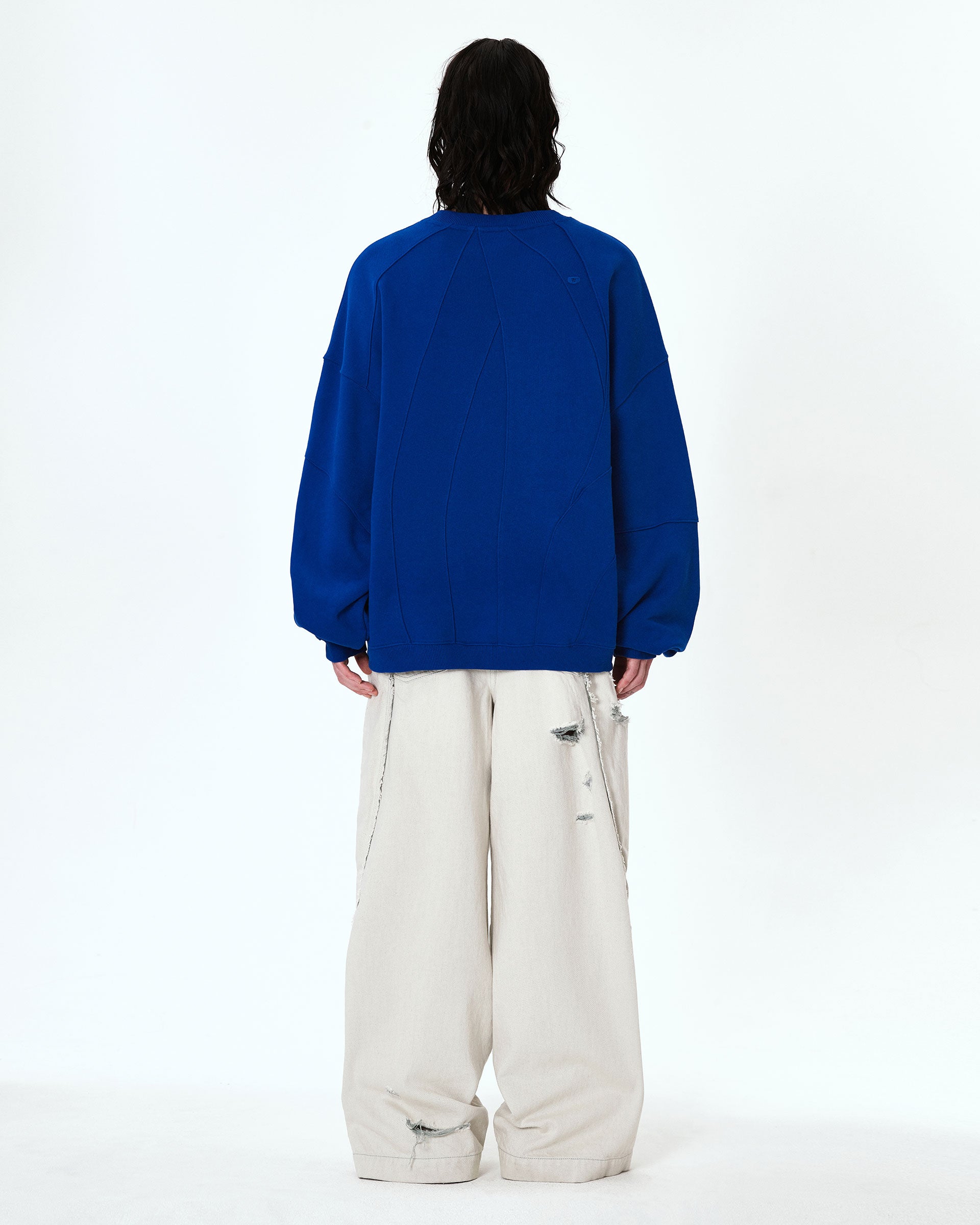 Ader Error - Edca logo sweatshirt (Z-Blue) product image 5 | TRAB K-Fashion Australia