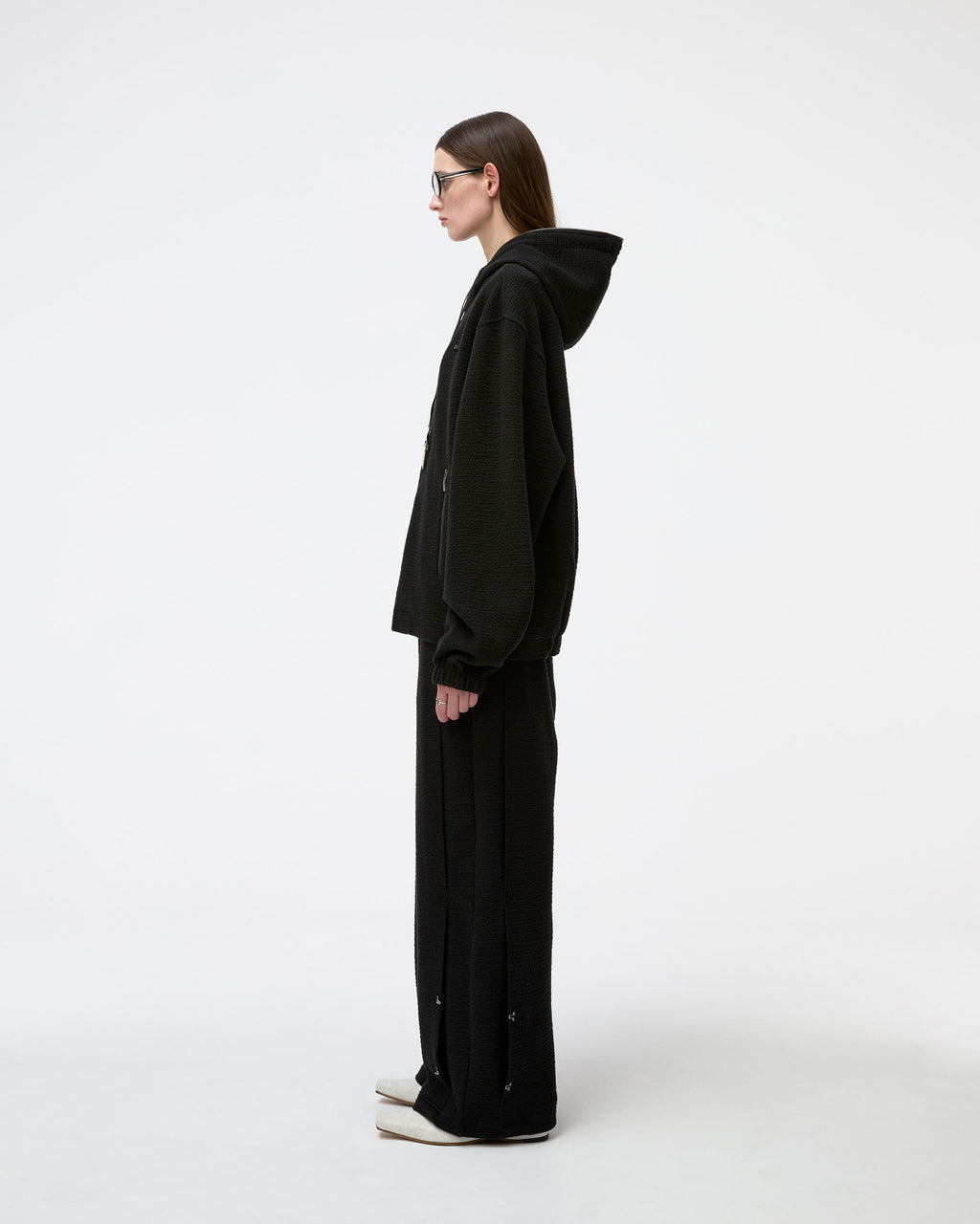 Ader Error - Realce Hoodie Zip-Up Product. 31 (Noir) product image 4 | TRAB K-Fashion Australia