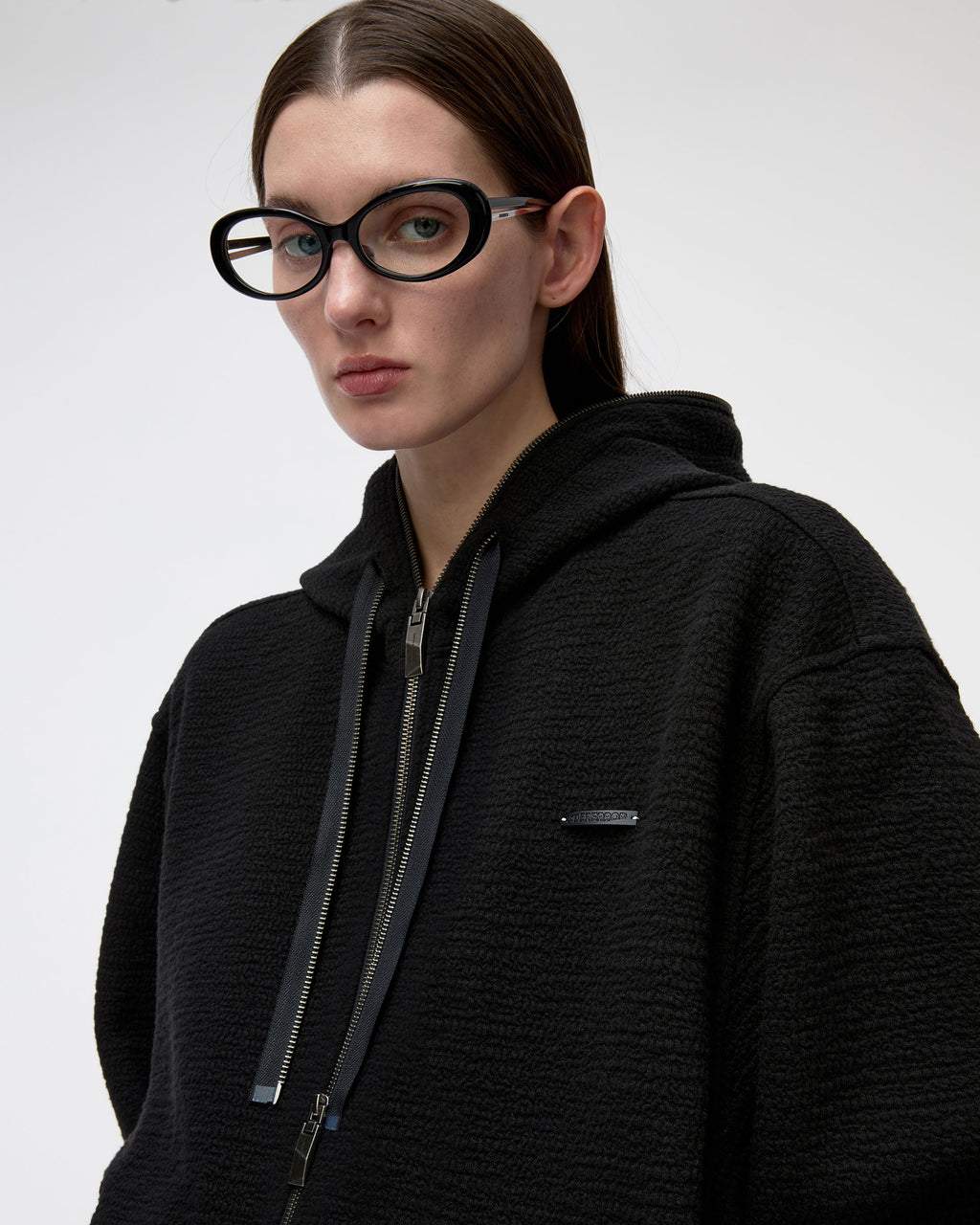Ader Error - Realce Hoodie Zip-Up Product. 31 (Noir) product image 6 | TRAB K-Fashion Australia