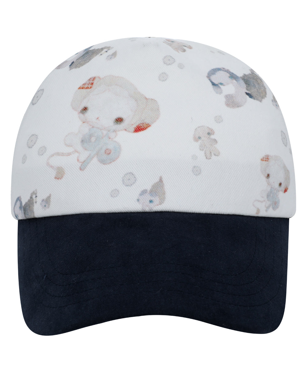 Coyseio - Tiny Whirl Mesh Cap (Navy) | TRAB K-Fashion Australia