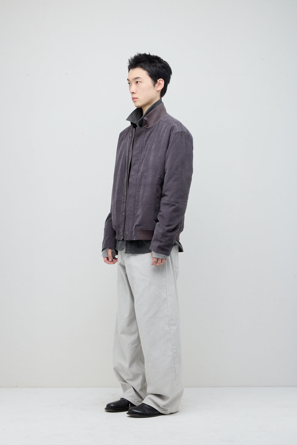 Hatchingroom - Tanker Jacket Corduroy (Purple Grey) product image 3 | TRAB K-Fashion Australia