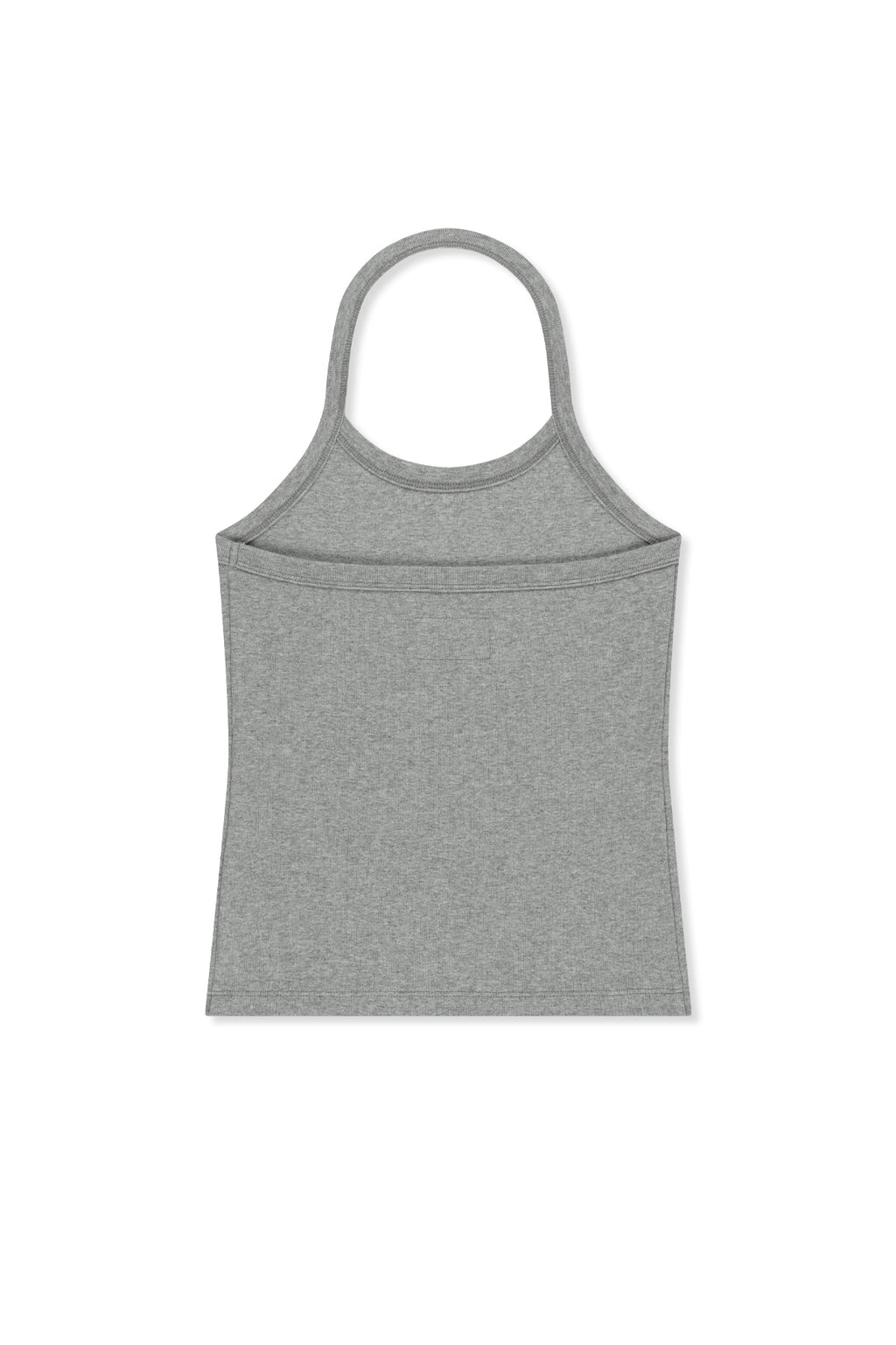 Matin Kim - Label Detail Halter Tank Top (Grey) product image 2 | TRAB K-Fashion Australia