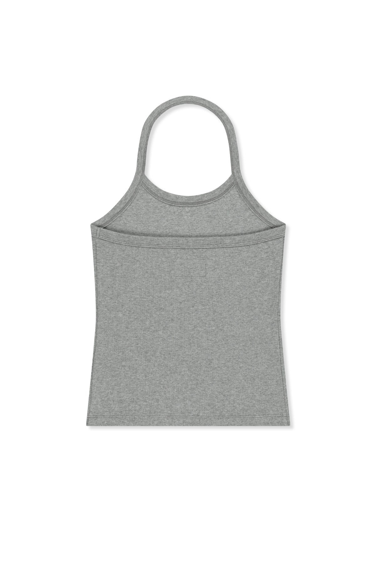 Matin Kim - Label Detail Halter Tank Top (Grey) product image 2 | TRAB K-Fashion Australia