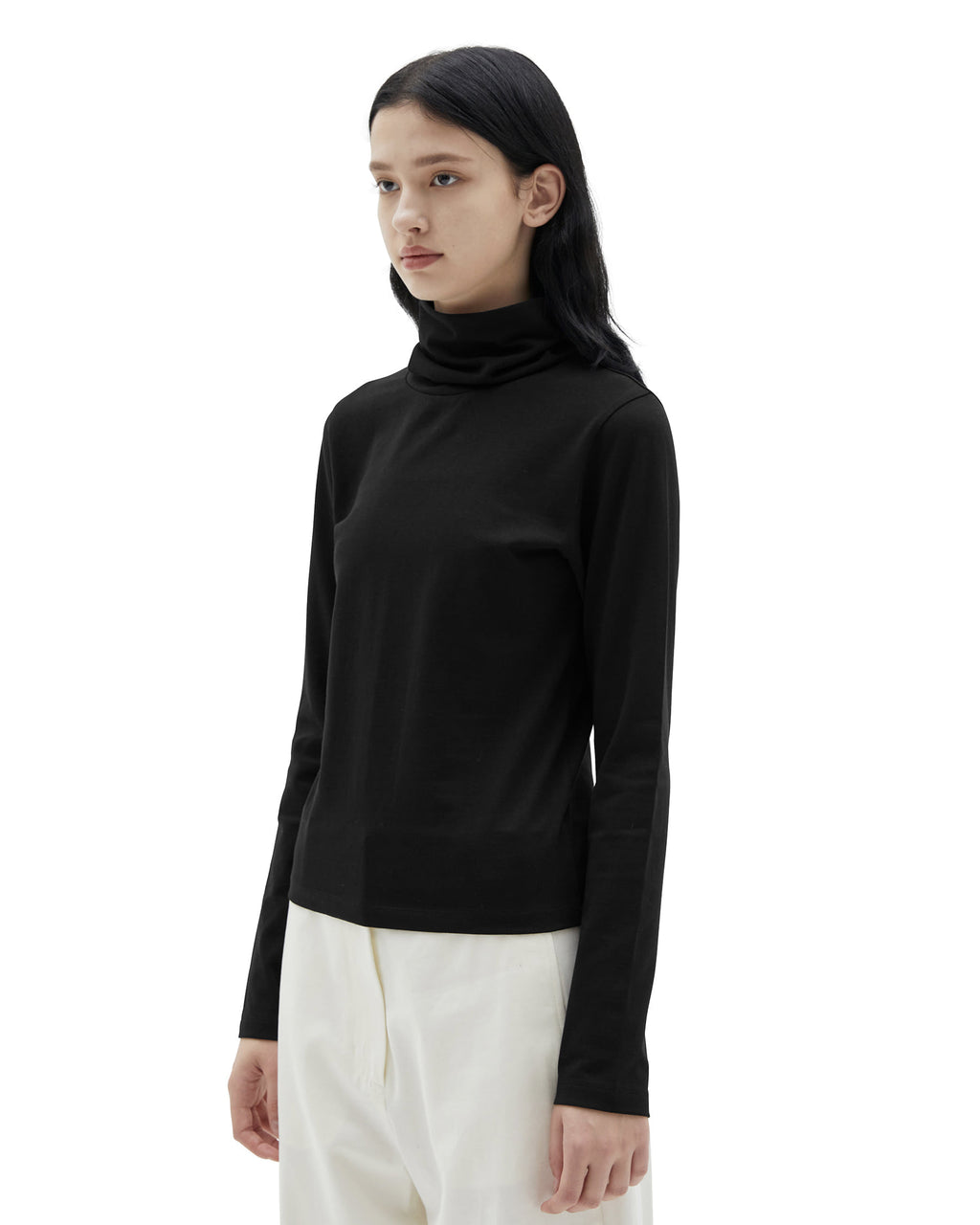 Brownyard - Highneck Long Sleeve (Black) product image 3 | TRAB K-Fashion Australia