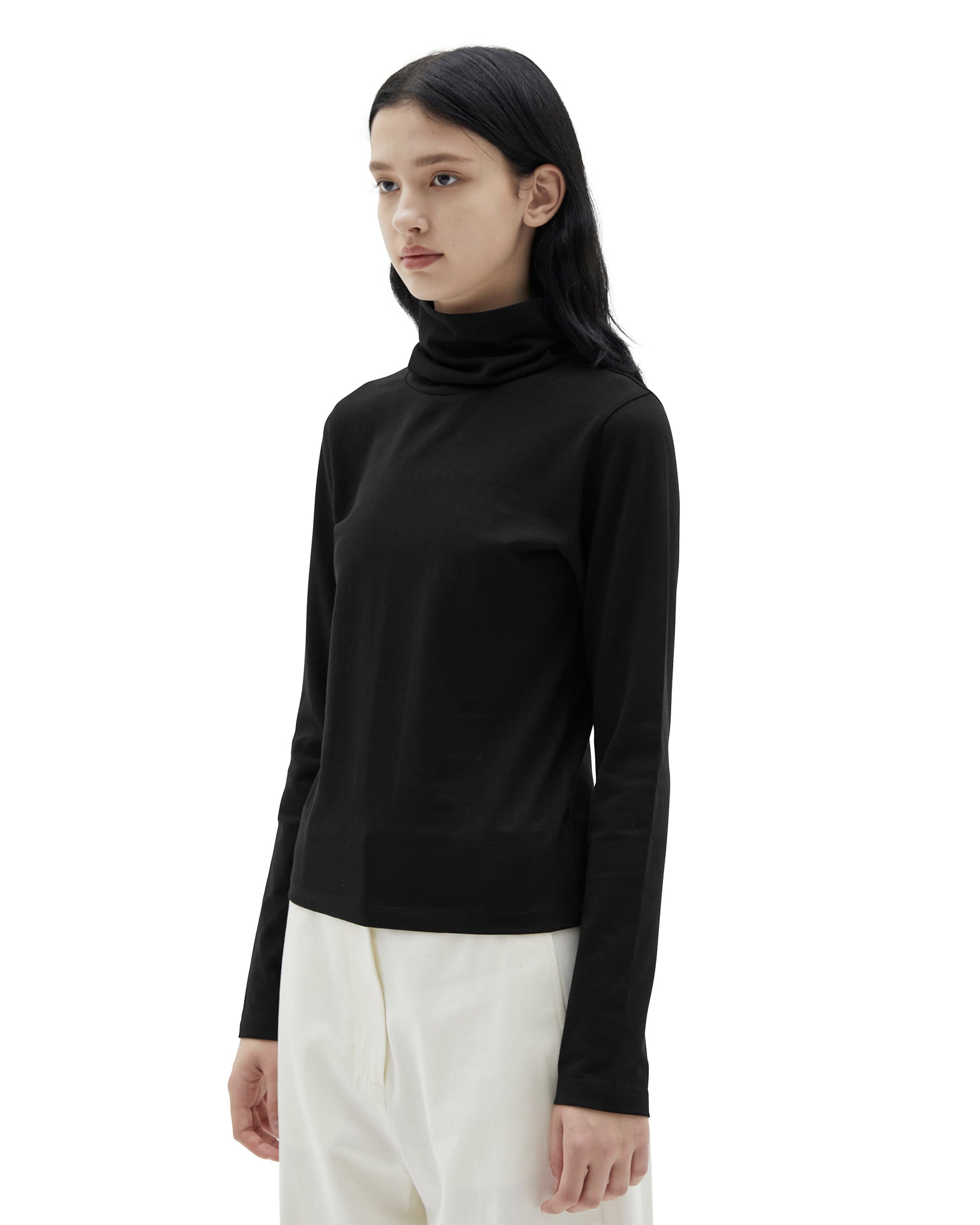 Brownyard - Highneck Long Sleeve (Black) product image 3 | TRAB K-Fashion Australia