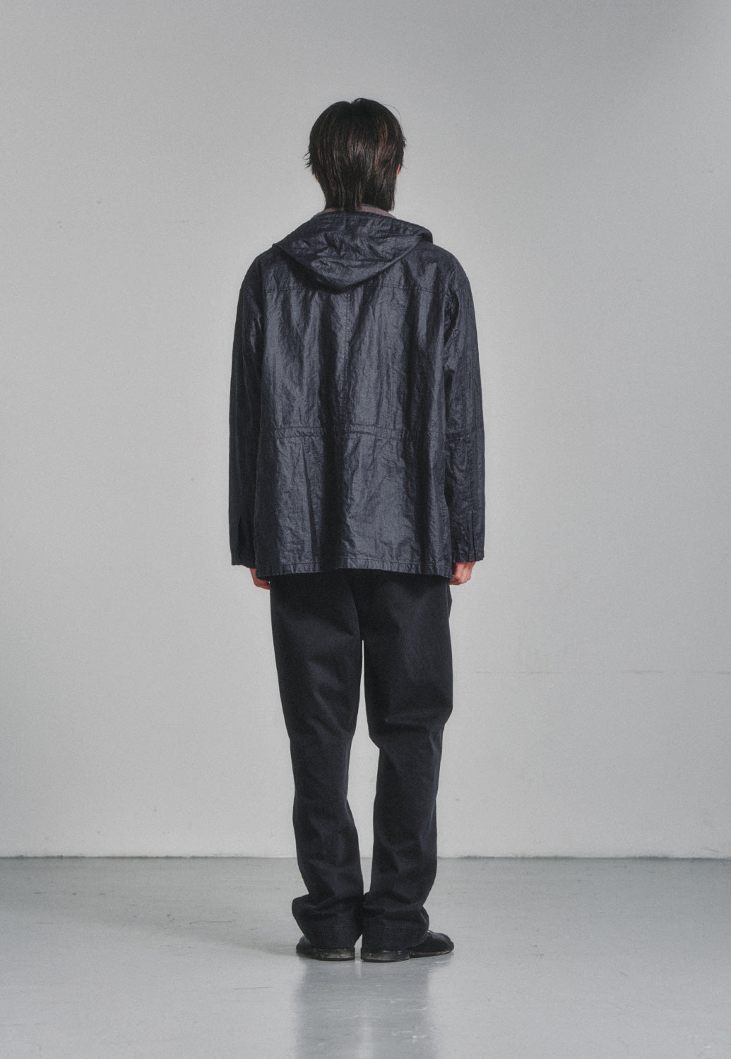 Art if acts - Linen Rain Parka (Navy) product image 4 | TRAB K-Fashion Australia