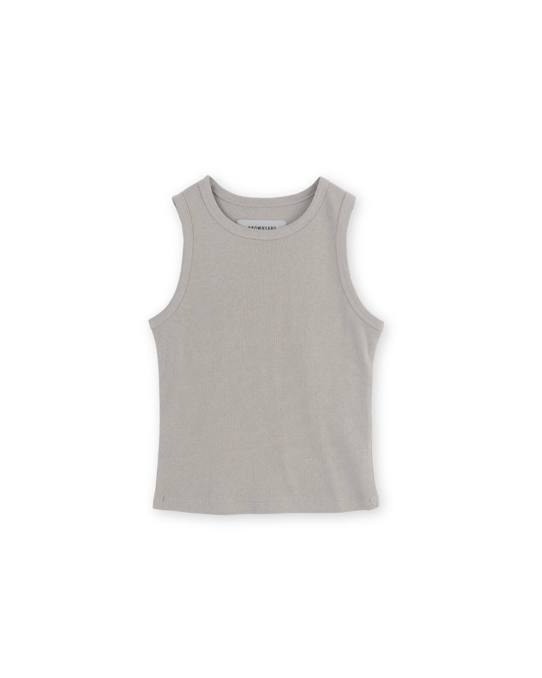 Brownyard - Round Sleeveless Top (Beige) product image 3 | TRAB K-Fashion Australia