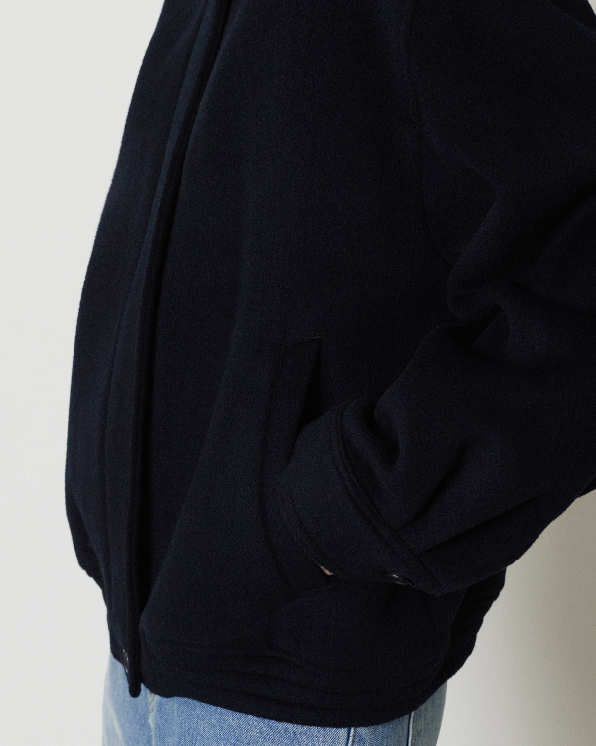 Brownyard - Stand Collar Wool Blouson (Black) product image 4 | TRAB K-Fashion Australia