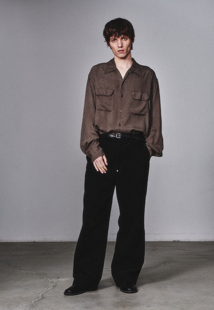 Art if acts - Tencel Two Pocket Shirt (Mud) product image 4 | TRAB K-Fashion Australia