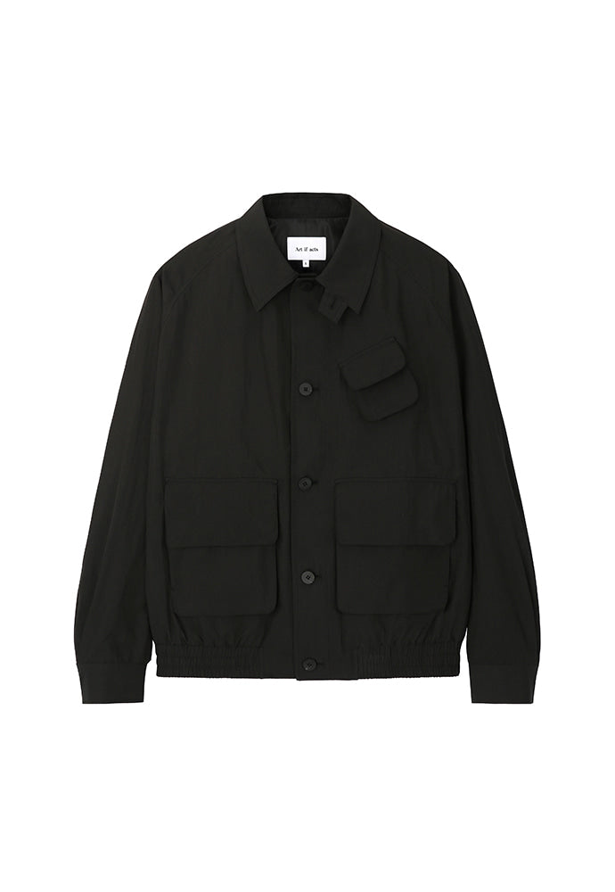 Art if acts - Three Pocket Blouson (Black) product image 6 | TRAB K-Fashion Australia