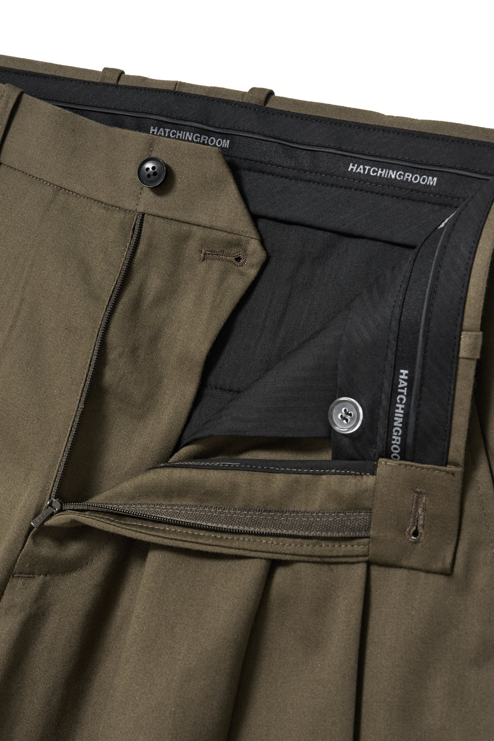 Hatchingroom - Two Pleats Shorts Dark (Brown) product image 5 | TRAB K-Fashion Australia