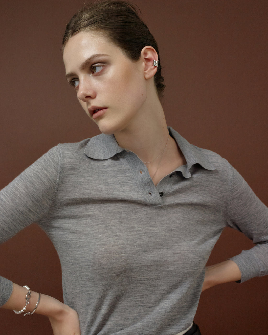 Numbering - Flat Coil Ear Cuff (4.25 turns) #4302 product image 2 | TRAB K-Fashion Australia