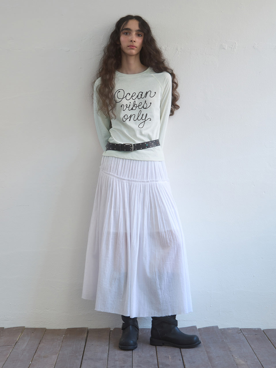 Kijun - Ocean Vibes Tee (Mint) product image 4 | TRAB K-Fashion Australia