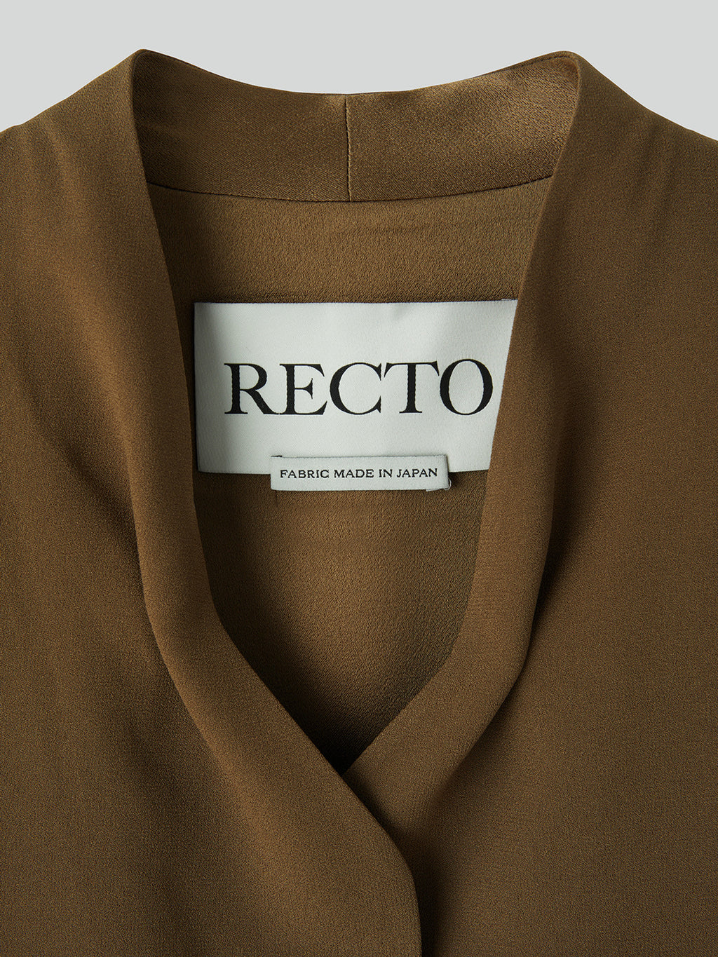 Recto - Collar Detail Fluid Suit Jacket (Ochre) product image 6 | TRAB K-Fashion Australia