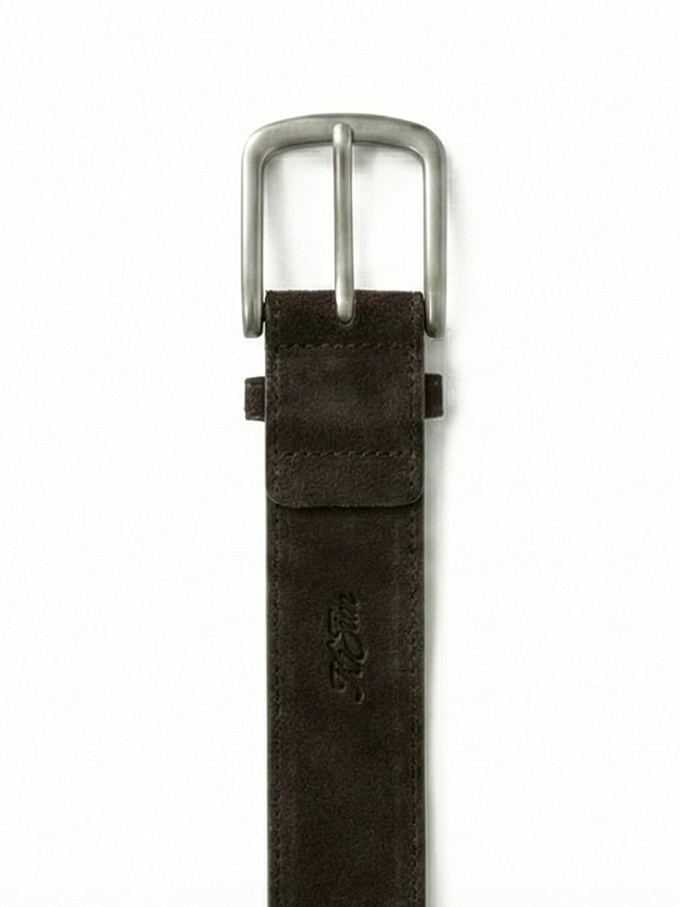 Kijun - [Ships 29 June] Floral Stud Suede Belt (Dark Brown) product image 5 | TRAB K-Fashion Australia