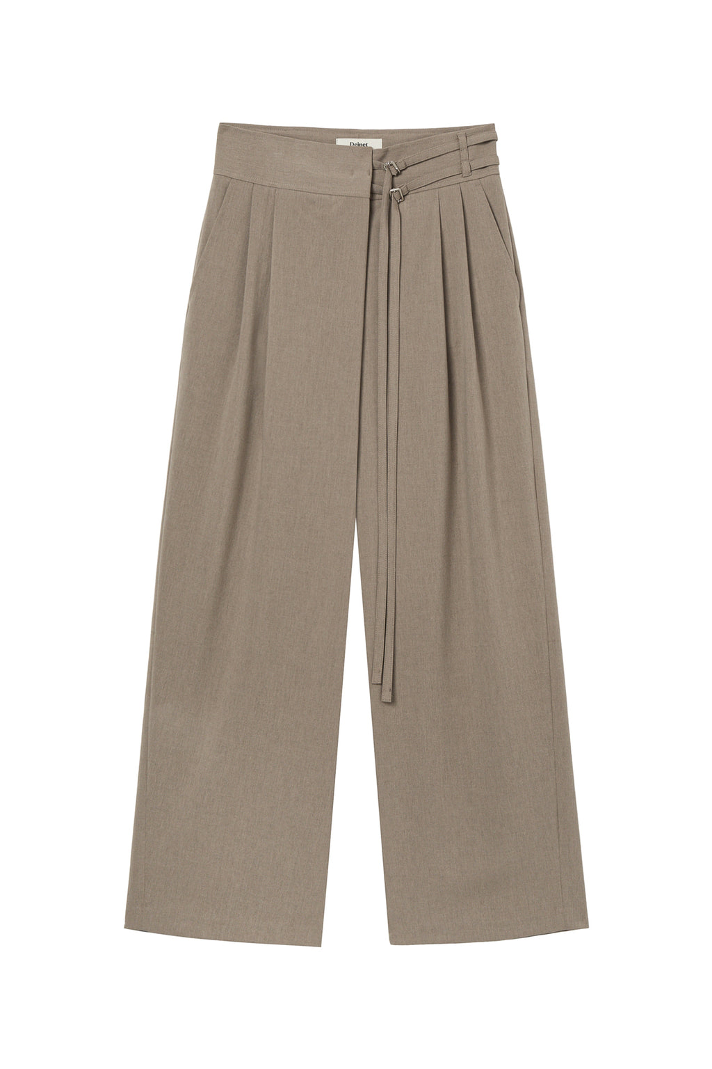 Deinet - Belted Wrap Trousers (Beige) product image 1 | TRAB K-Fashion Australia