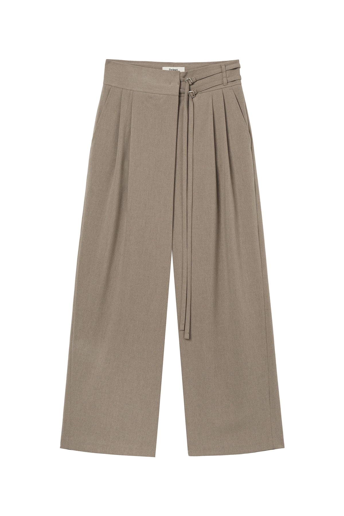 Deinet - Belted Wrap Trousers (Beige) product image 1 | TRAB K-Fashion Australia