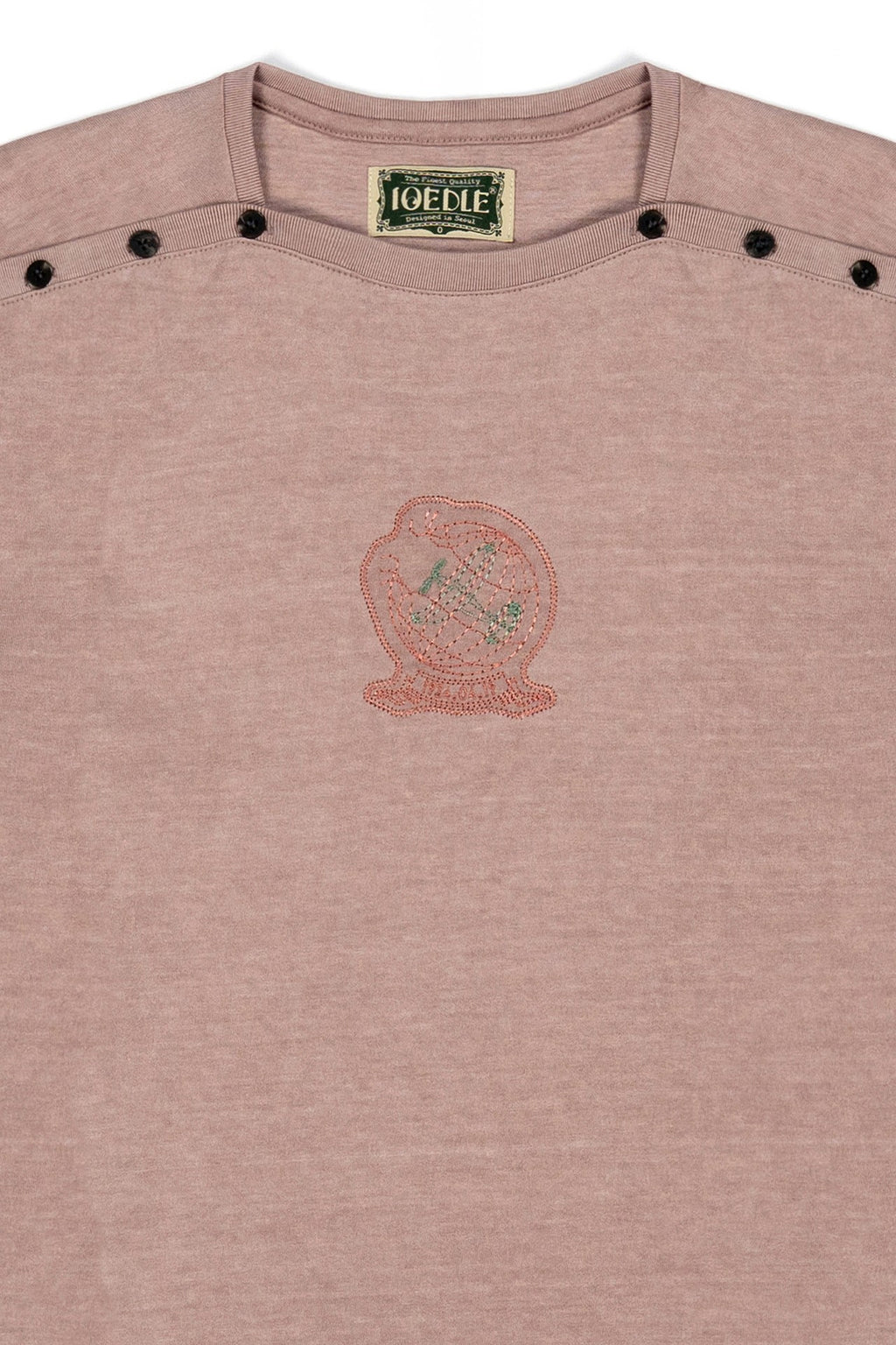 Ioedle - Gravity Beyond Fastening T-Shirt (Brown) product image 5 | TRAB K-Fashion Australia