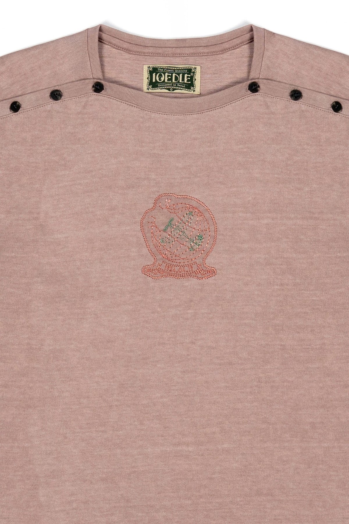 Ioedle - Gravity Beyond Fastening T-Shirt (Brown) product image 5 | TRAB K-Fashion Australia