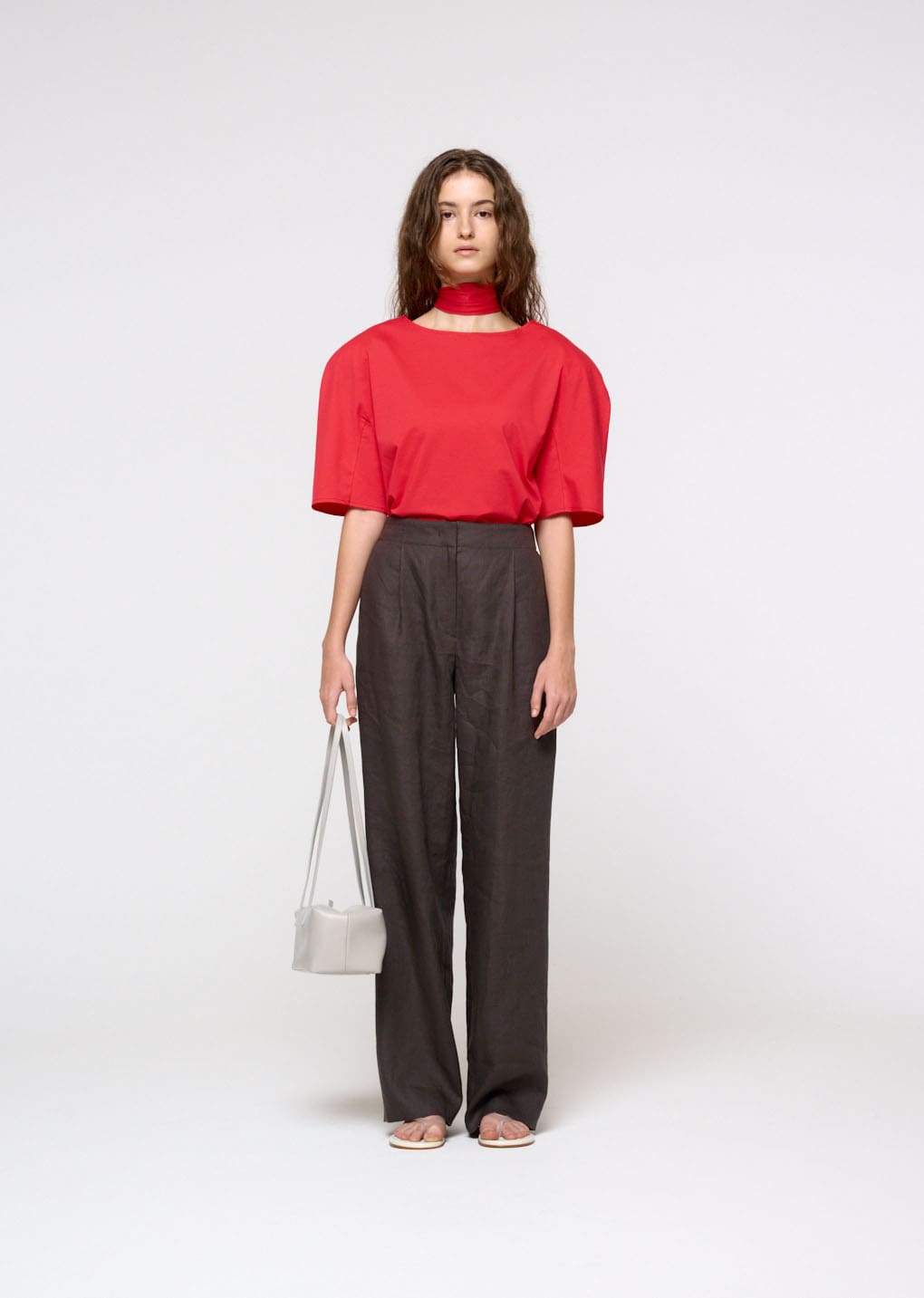 Amomento - Padded Jersey Top (Red) product image 2 | TRAB K-Fashion Australia