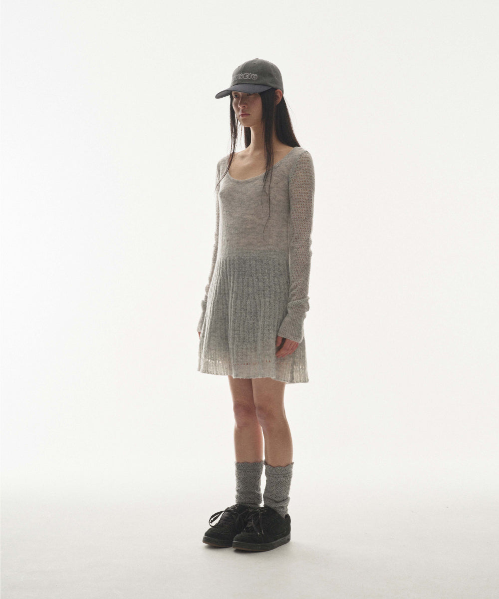 Coyseio - Soft Bell Knit (Light Grey) product image 7 | TRAB K-Fashion Australia