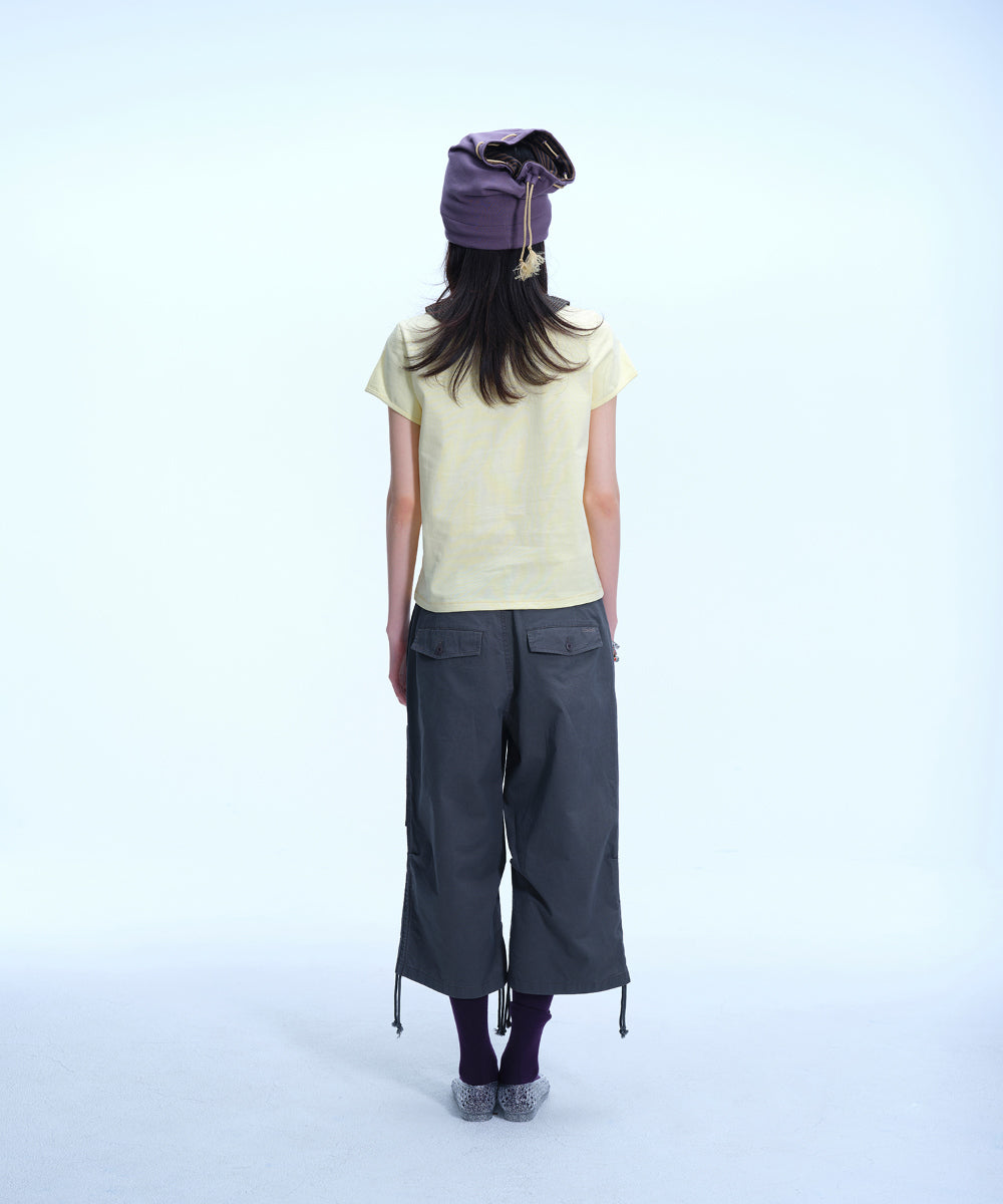 Coyseio - Round Collar Half Blouse Lemon product image 11 | TRAB K-Fashion Australia