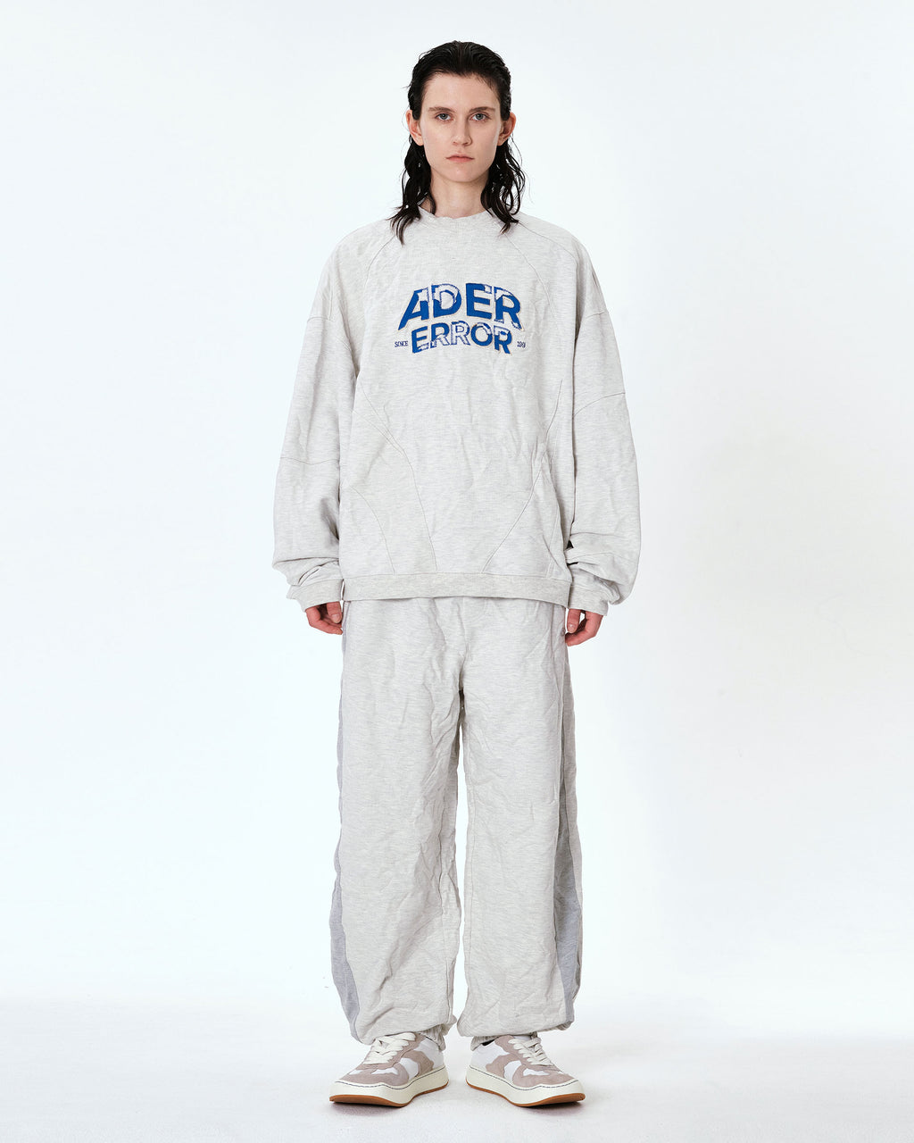 Ader Error - Edca logo sweatshirt (Oatmeal) product image 3 | TRAB K-Fashion Australia