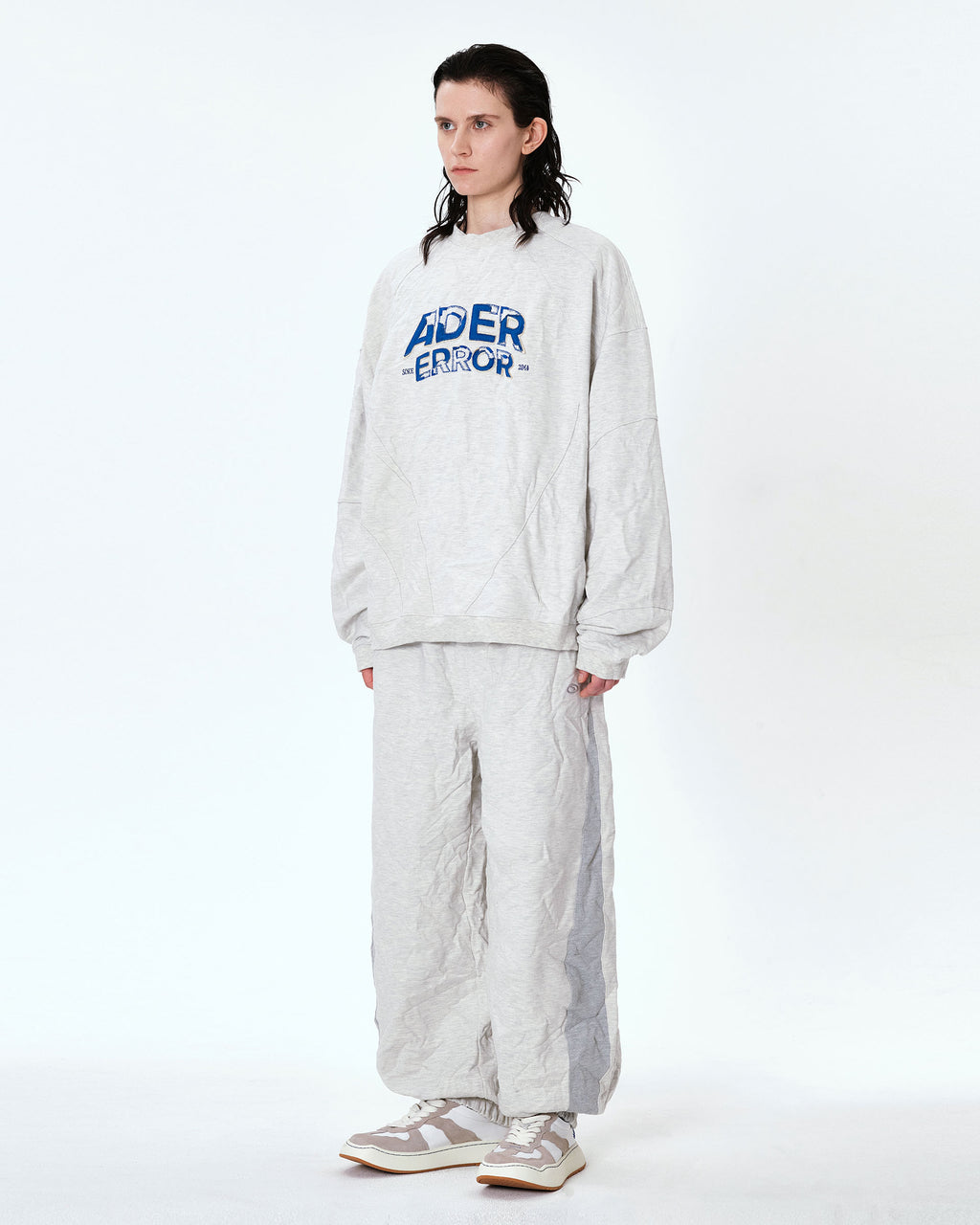 Ader Error - Edca logo sweatshirt (Oatmeal) product image 4 | TRAB K-Fashion Australia