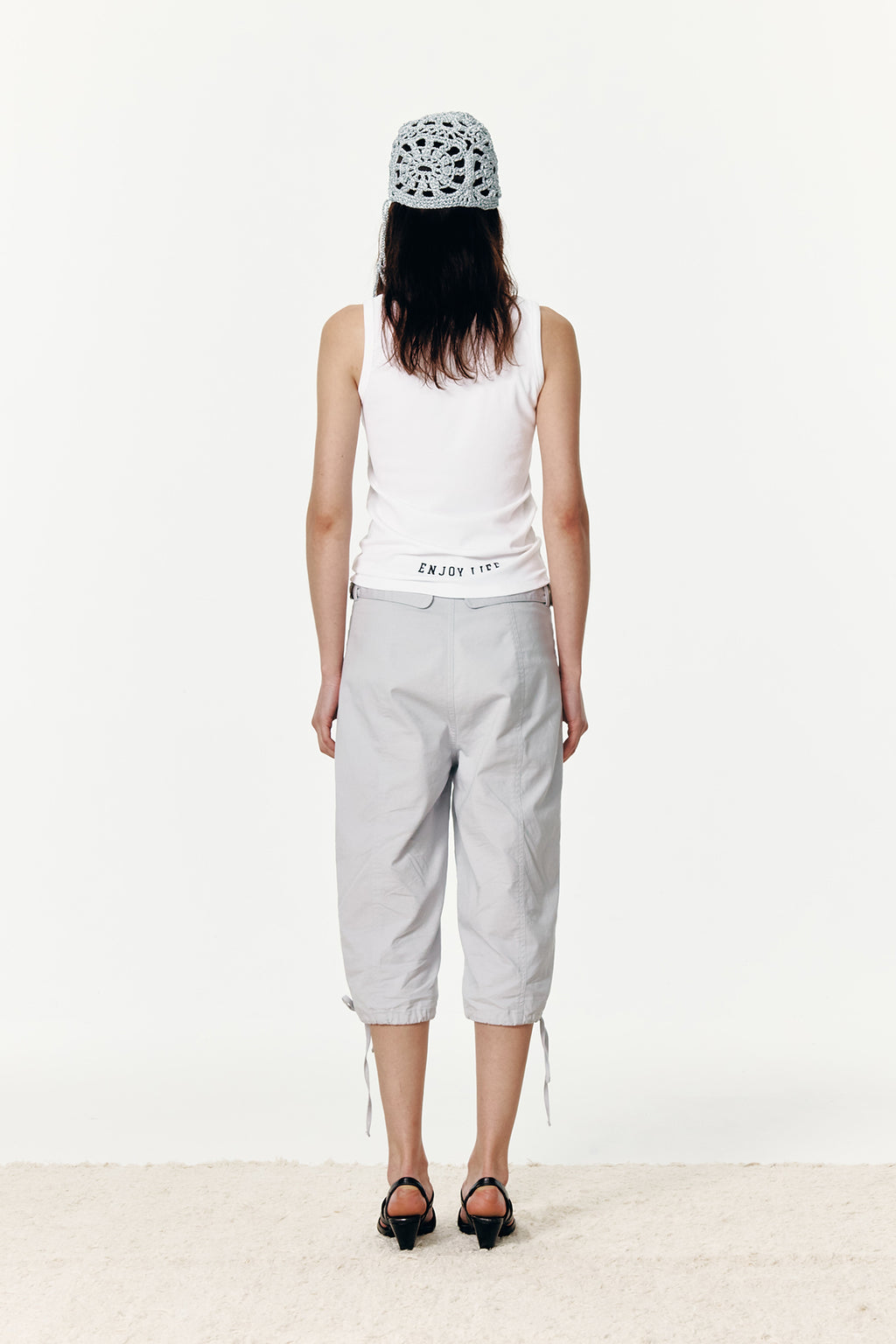Deinet - Two Buckle Half Pants (Light Grey) product image 6 | TRAB K-Fashion Australia