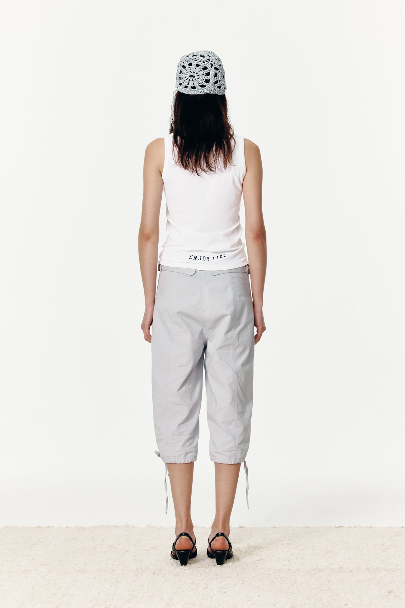 Deinet - Two Buckle Half Pants (Light Grey) product image 6 | TRAB K-Fashion Australia