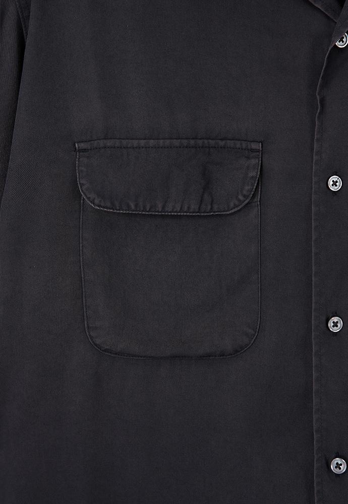 Art if acts - Tencel Two Pocket Half Shirt (Faded Black) product image 11 | TRAB K-Fashion Australia