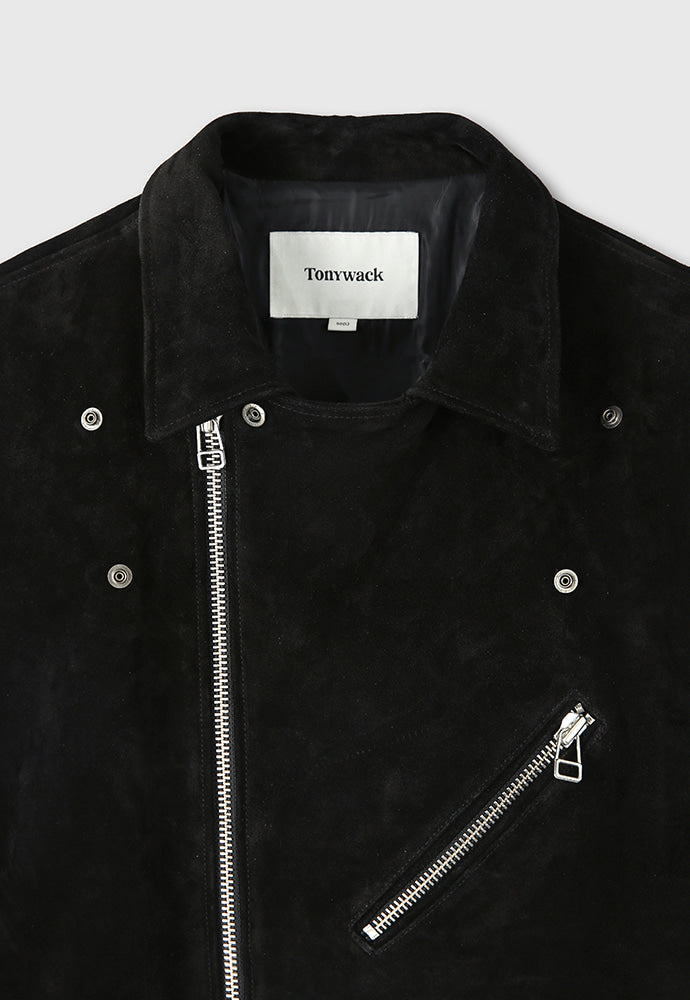 Tonywack - Suede Biker Jacket (Black) product image 12 | TRAB K-Fashion Australia
