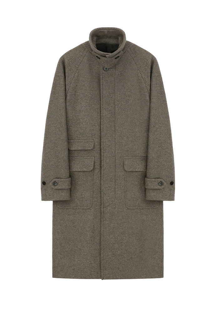 Art if acts - Balmacaan Coat (Twill Brown) product image 9 | TRAB K-Fashion Australia
