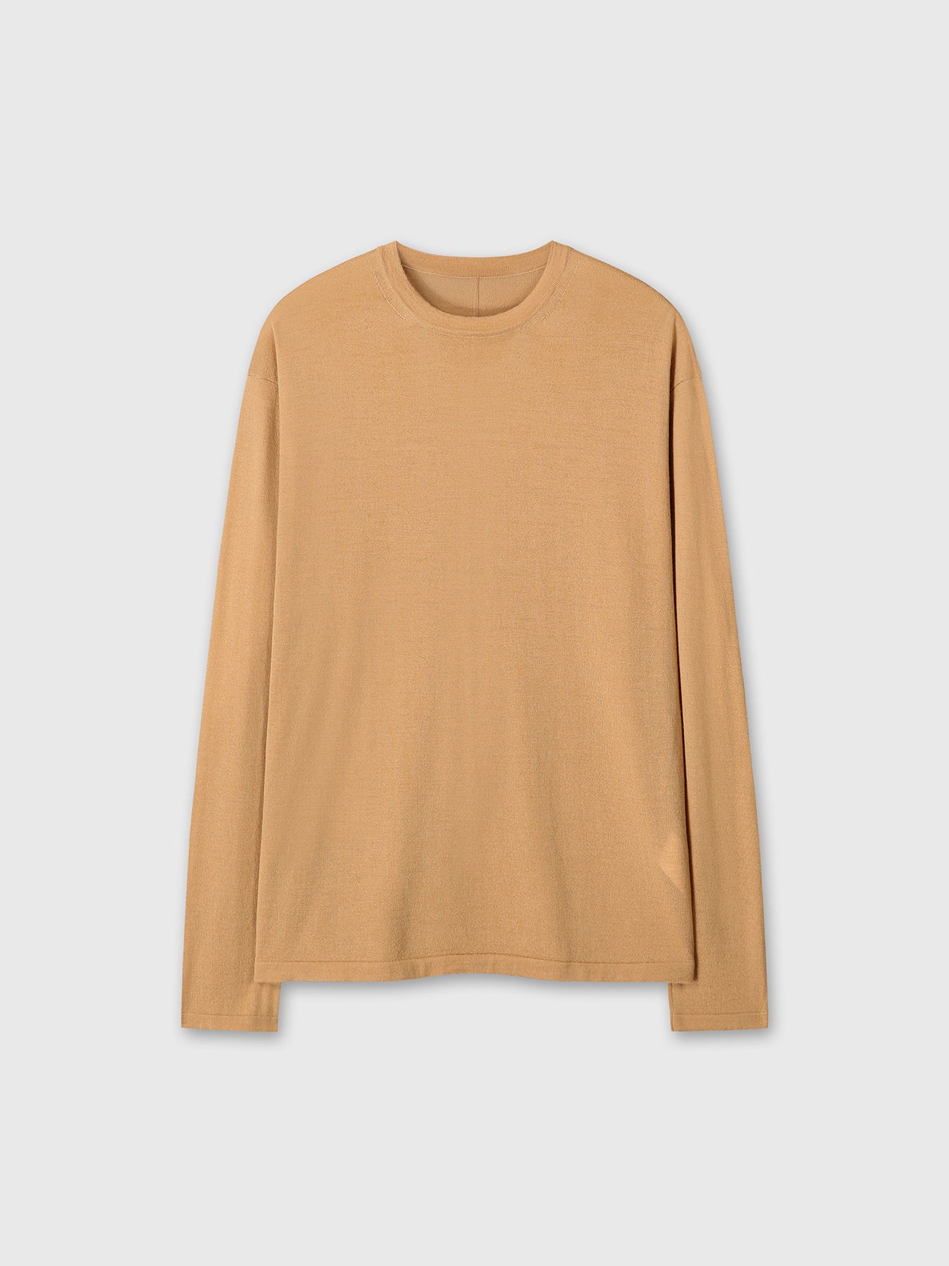 Tonywack - Feather-Weight Wool Longsleeve Knit (Custard Beige) product image 10 | TRAB K-Fashion Australia