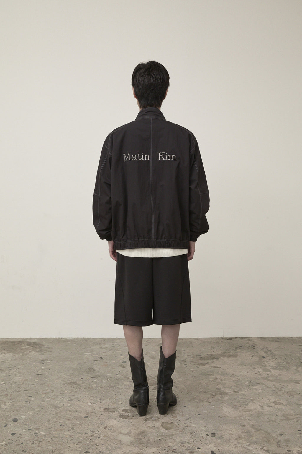Matin Kim - Utility Bomber Jumper (Black) product image 7 | TRAB K-Fashion Australia