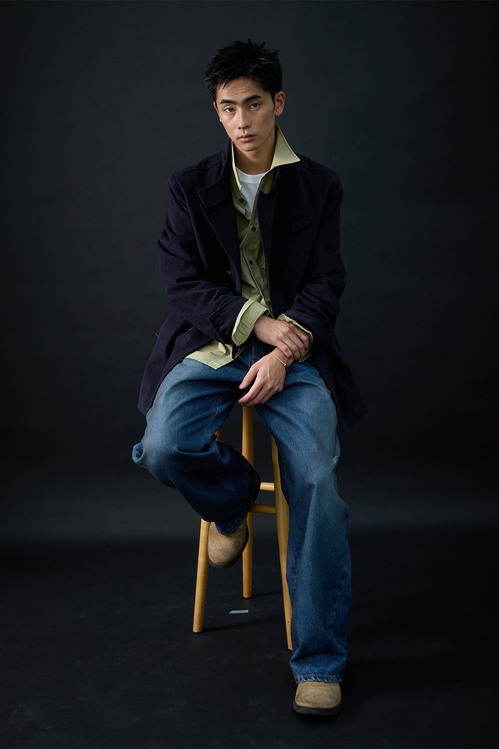 Hatchingroom - Fencing Coat (Dark Navy) product image 13 | TRAB K-Fashion Australia