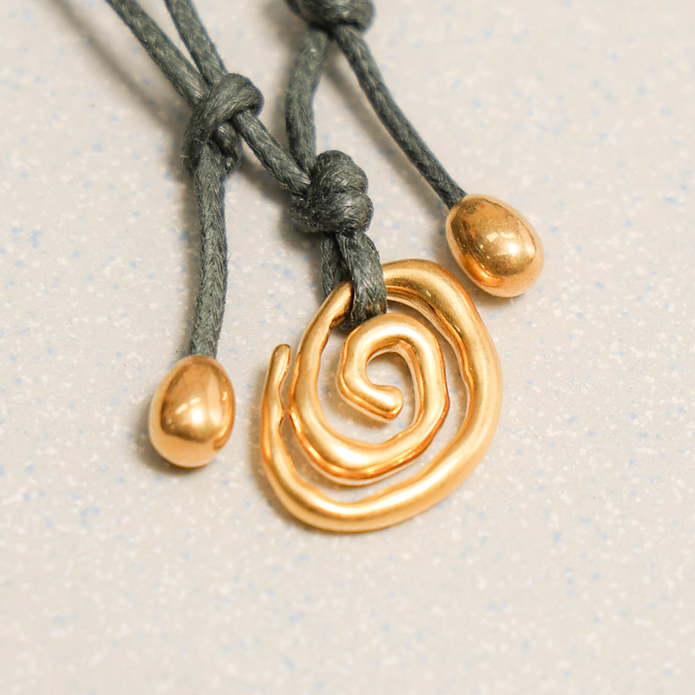 Towtow Archive - Minima Spiral Necklace (Gold) product image 6 | TRAB K-Fashion Australia