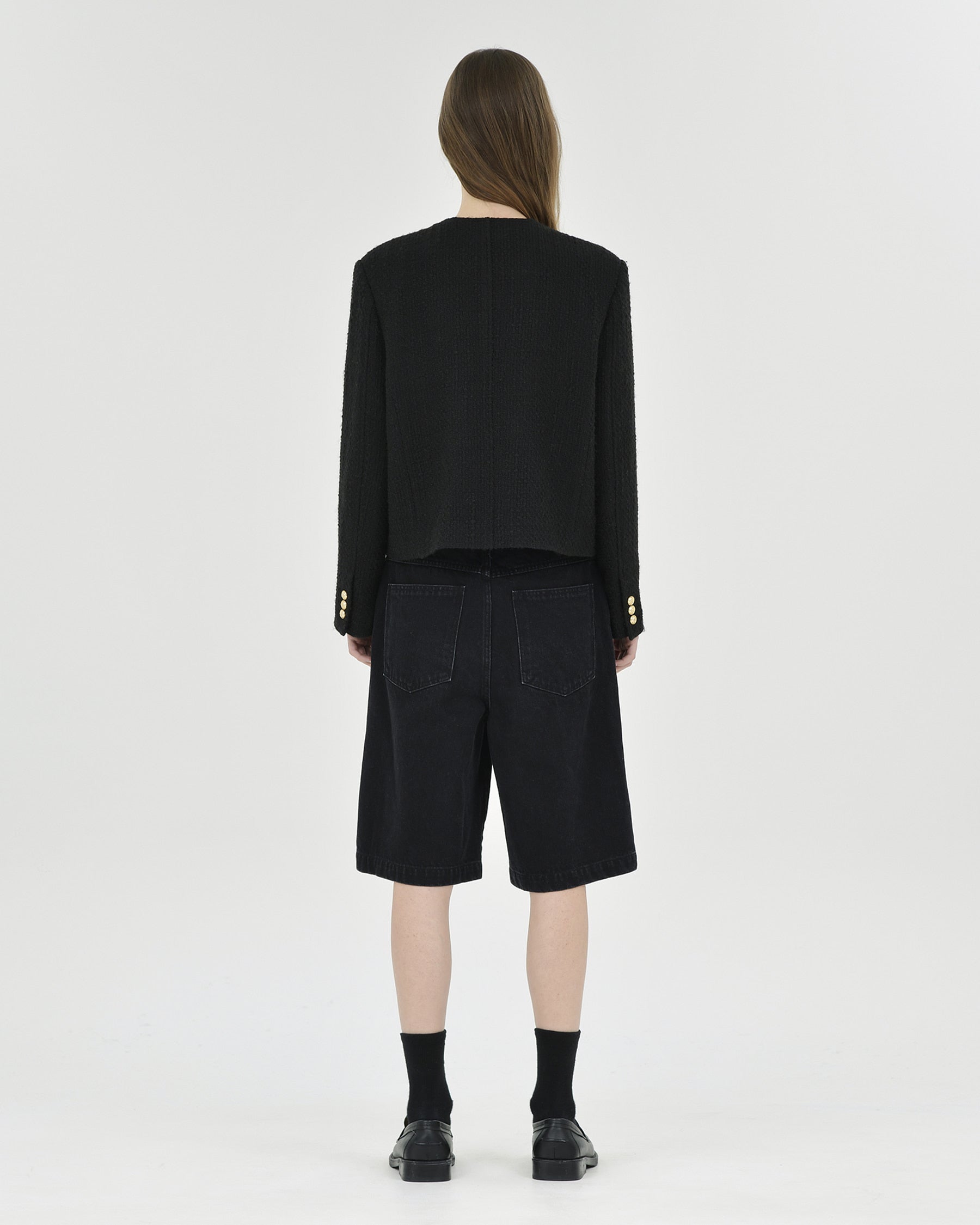 Brownyard - Tweed Jacket (Black) product image 2 | TRAB K-Fashion Australia